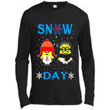 Snow Day Shirt For Houston Rockets Vs Minion Fans pingpong