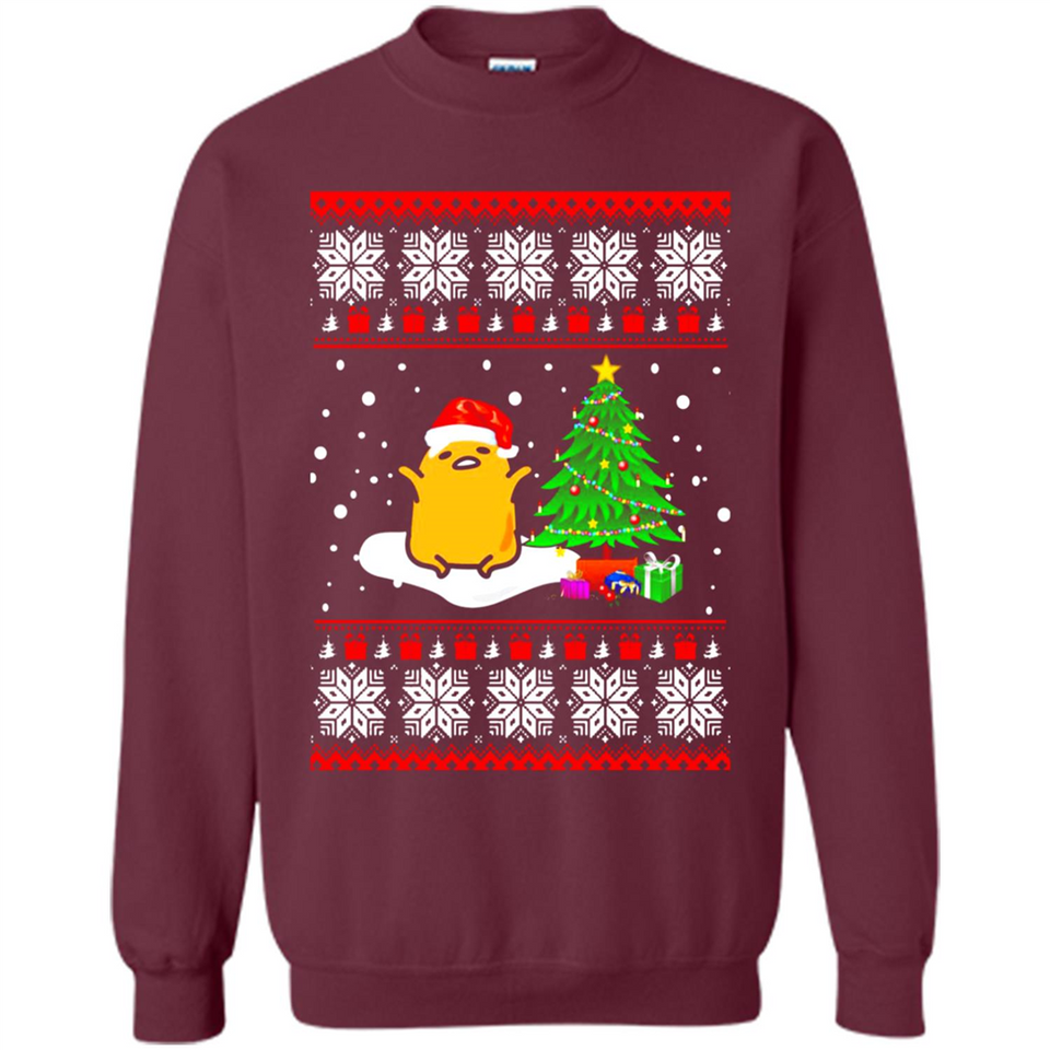 Gudetama Christmas sweater PING PONG
