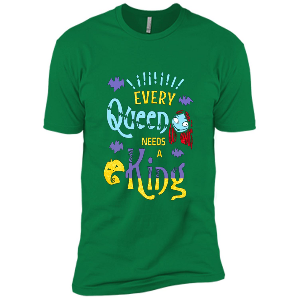 Nightmare Before Christmas Shirt - Sally Glitter Shirt - Every Queen needs a King PINGPONG