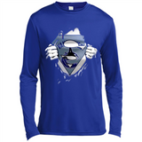 Vancouver Canucks And Superman Fans - Canvas Long Sleeve T-Shirt