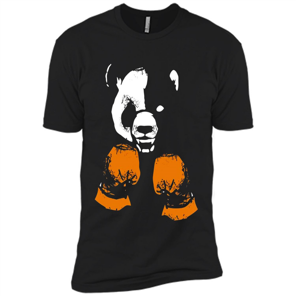 The winner' Cool Panda Bear Boxing Glove - Premium Short Sleeve T-Shirt