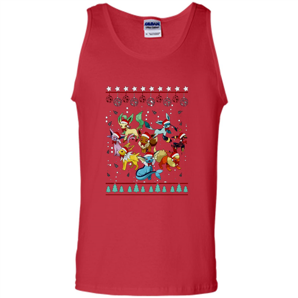 Pokemon Eeveelutions Ugly Christmas Sweater Perfect Christmas PINGPONG