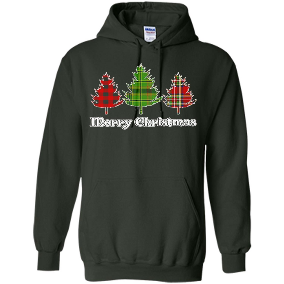 Plaid Christmas Tree Shirt Merry Christmas Plaid is Rad