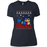 Christmas Ugly Sweater Ello Christmas - Ladies' Boyfriend T-Shirt