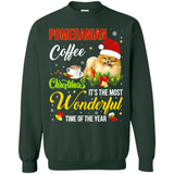 Pomeranian Coffee Wonderful Christmas