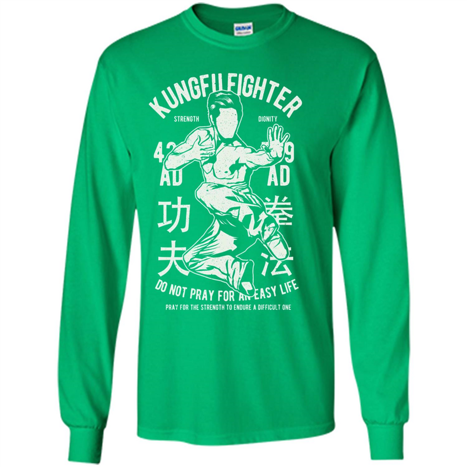 Kungfu Martial Arts Fight Apparel - Long Sleeve T-Shirt