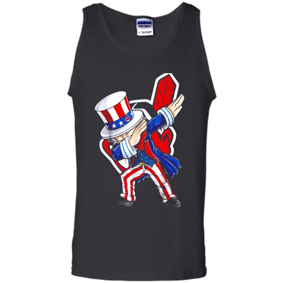 MLB CLEVELAND INDIANS UNCLE SAM DABBING INDEPENDENCE DAY