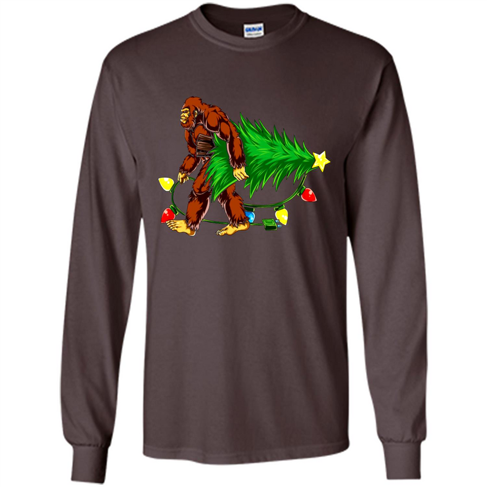 Hugging Christmas Tree Bigfoot PING PONG