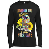 November Girls Sunflower - Canvas Long Sleeve T-Shirt