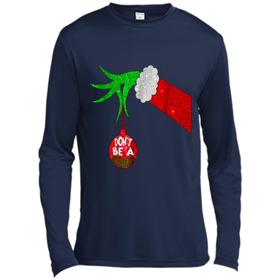 GRINCH HAND HOLDING CHRISTMAS ORNAMENT - DON'T BE A GRINCH PINGPONG