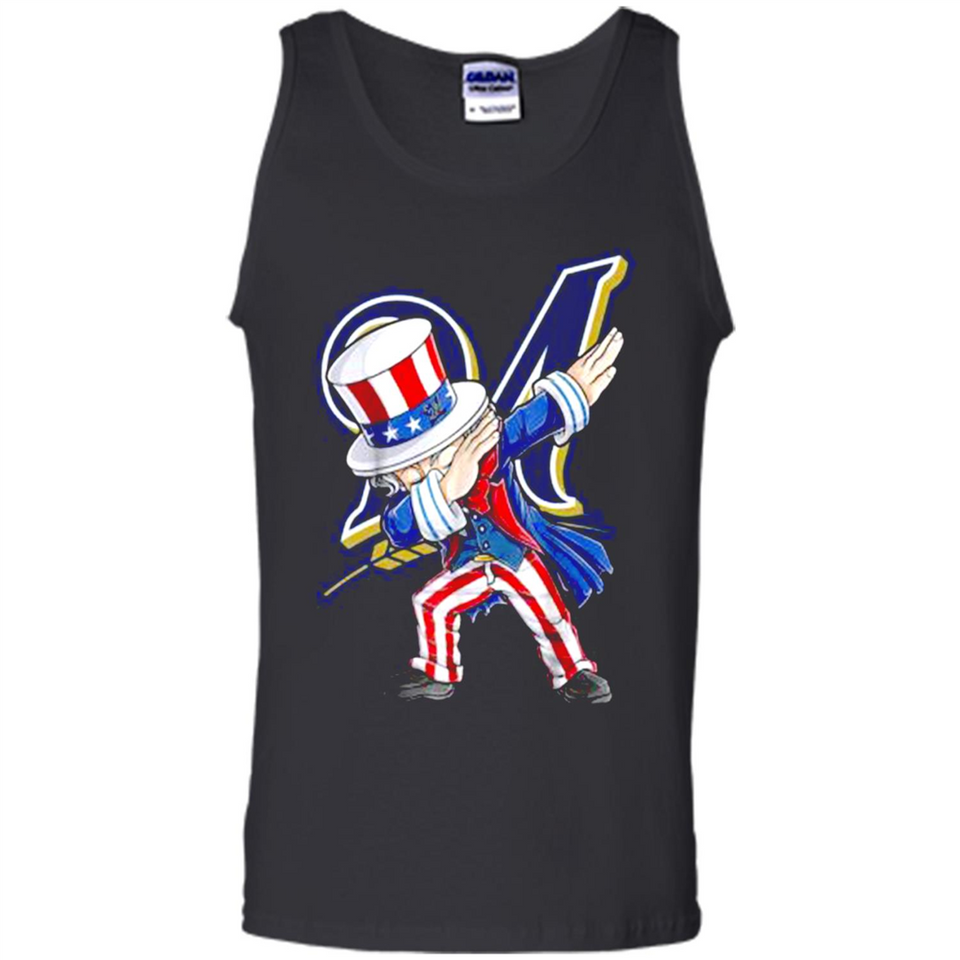 MLB MILWAUKEE BREWERS UNCLE SAM DABBING INDEPENDENCE DAY
