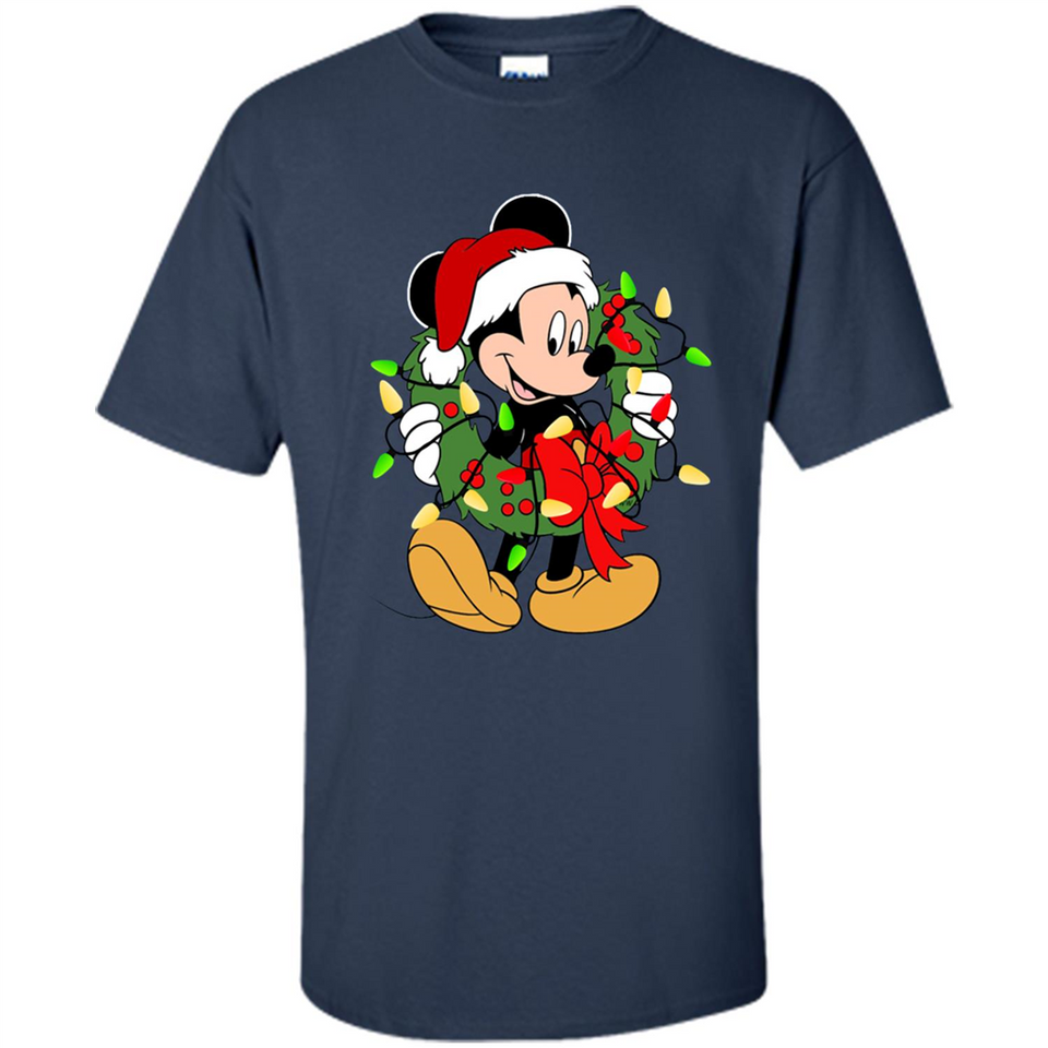 Disney Mickey Mouse Christmas Lights Sweatshirt - Shirt