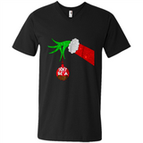 GRINCH HAND HOLDING CHRISTMAS ORNAMENT - DON'T BE A GRINCH PINGPONG