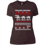 Star Wars - Christmas on Hoth - Ladies' Boyfriend T-Shirt