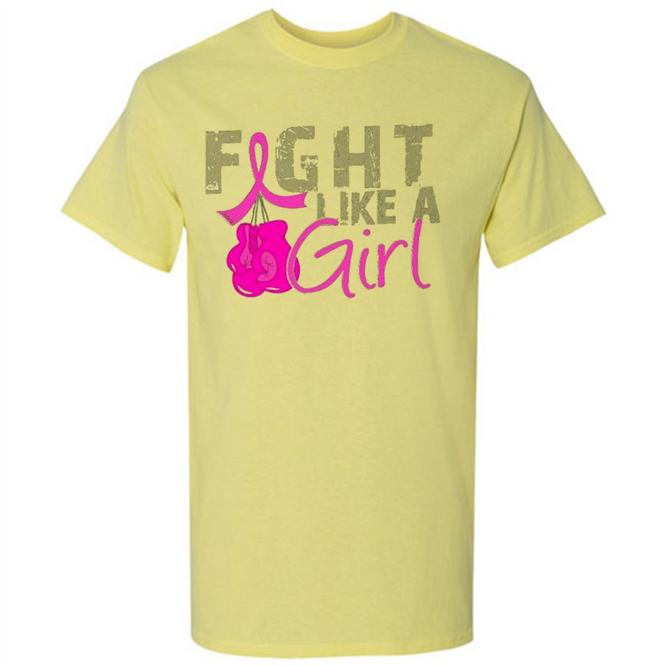 Fight Like A Girl Breast Cancer Awareness - Shirt