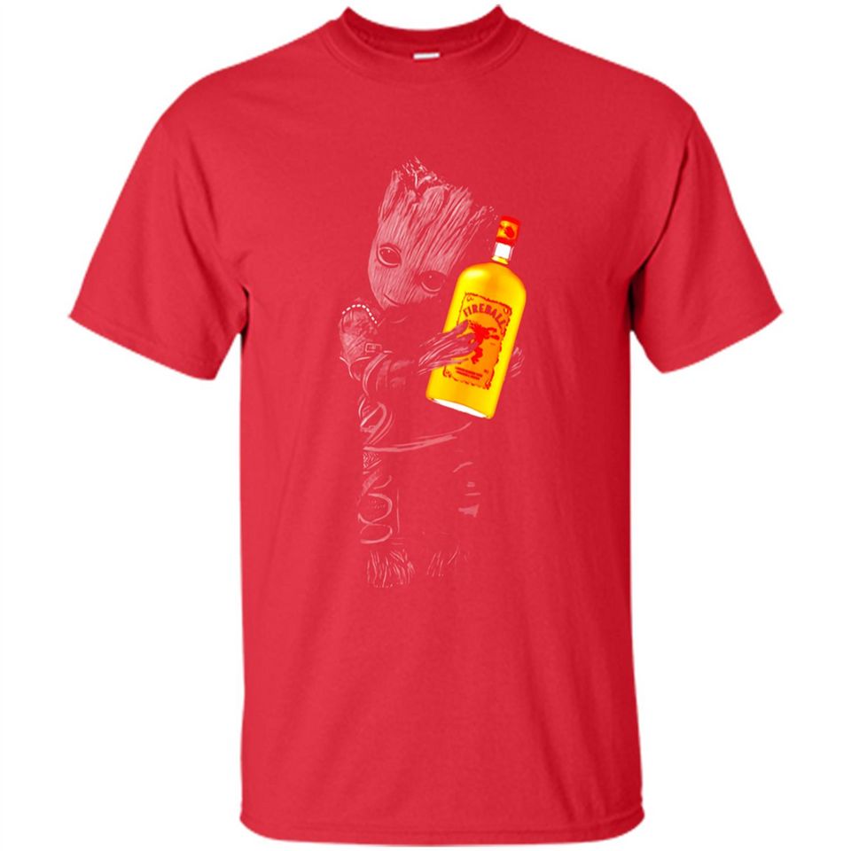 Groot hug Fireball Cinnamon Whisky PING PONG