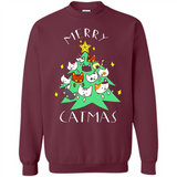 Merry Catmas Funny Cool Christmas Mug PINGPONG - Sweatshirt