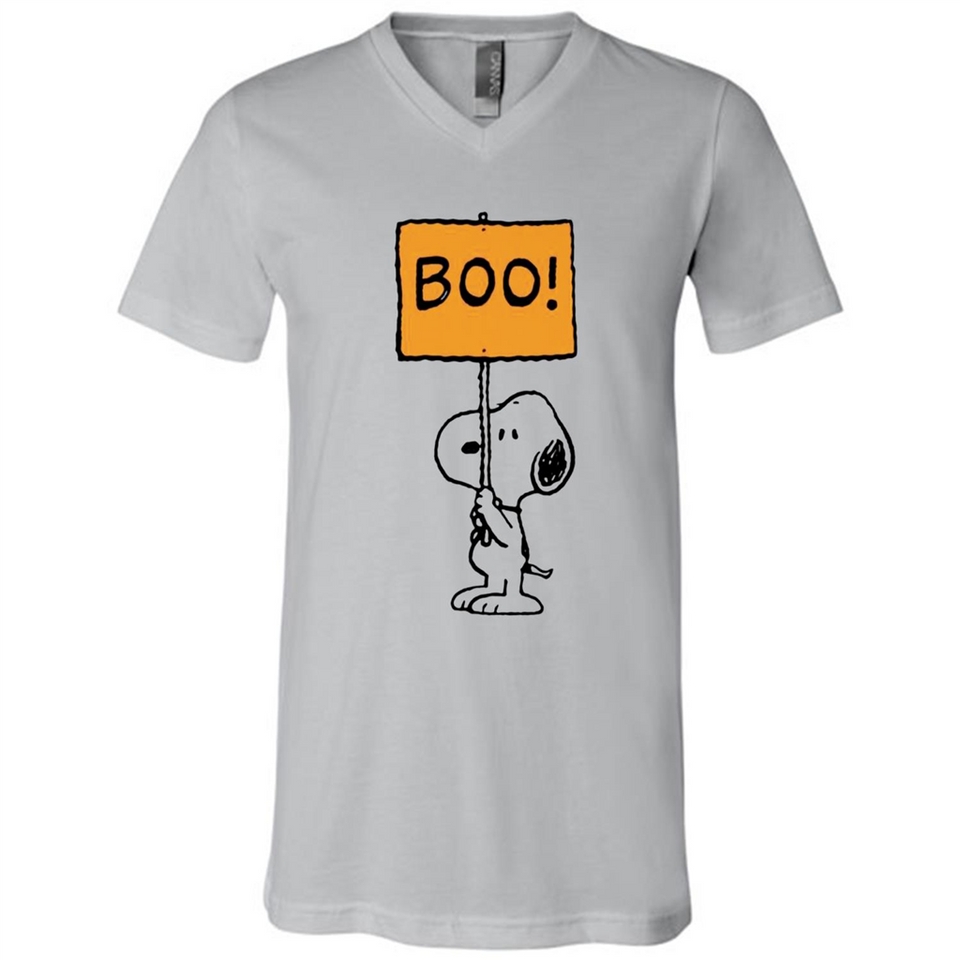 Halloween Snoopy Boo - Canvas Unisex V-Neck