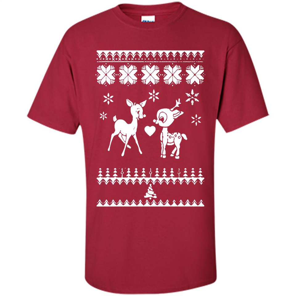 Rudolph and Clarice Ugly Christmas Sweater - Shirt