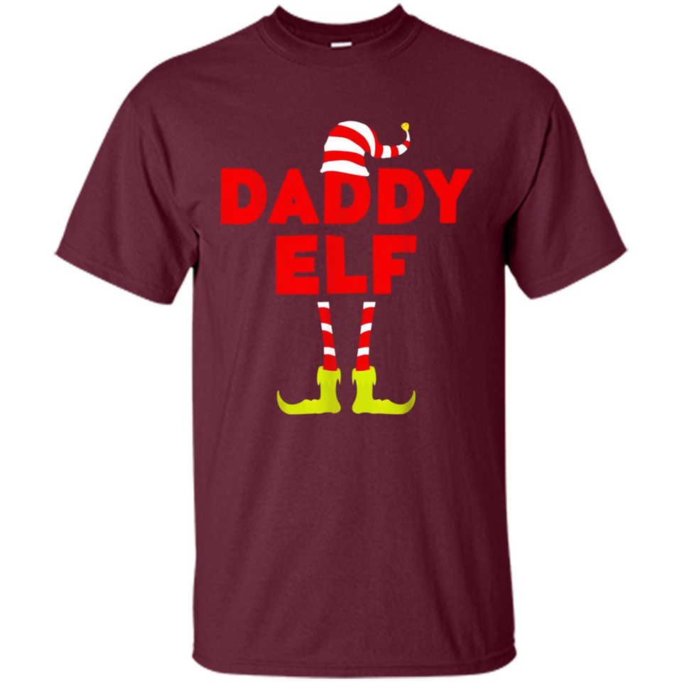 Mens Daddy Elf T-Shirt Funny Matching Christmas Costume - Shirt