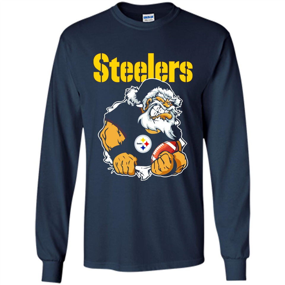 Grumpy Santa Claus Pittsburgh Steelers Football Team PINGPONG