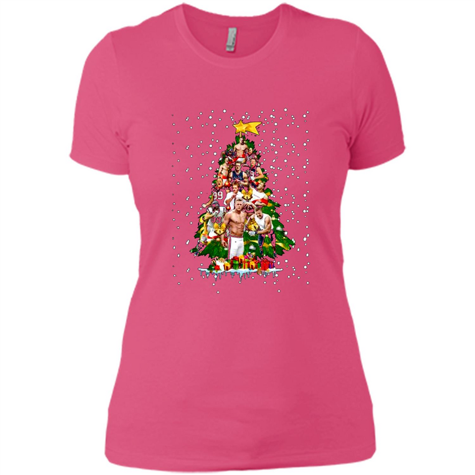 J.J. Watt Christmas Tree ugly sweater PINGPONG