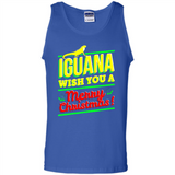 Iguana Wish You A Merry Christmas Animal - Tank Top