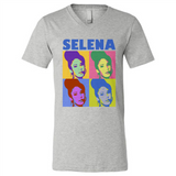 Selena Gomez Light Color - Canvas Unisex V-Neck