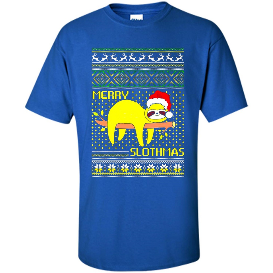 Merry Slothmas Sloth Christmas Sweater PINGPONG - Shirt