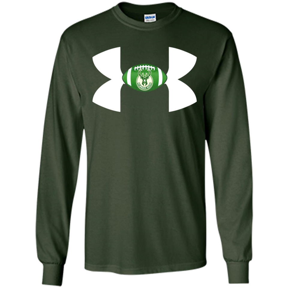Milwaukee Bucks Under Armour Logo - Long Sleeve T-Shirt