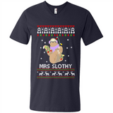 Mrs Slothy Christmas - Men's V-Neck
