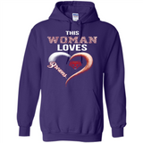 This Woman love Browns NFL football team - Hoodie
