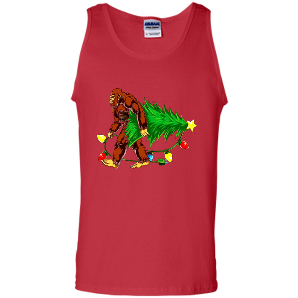 Hugging Christmas Tree Bigfoot PING PONG