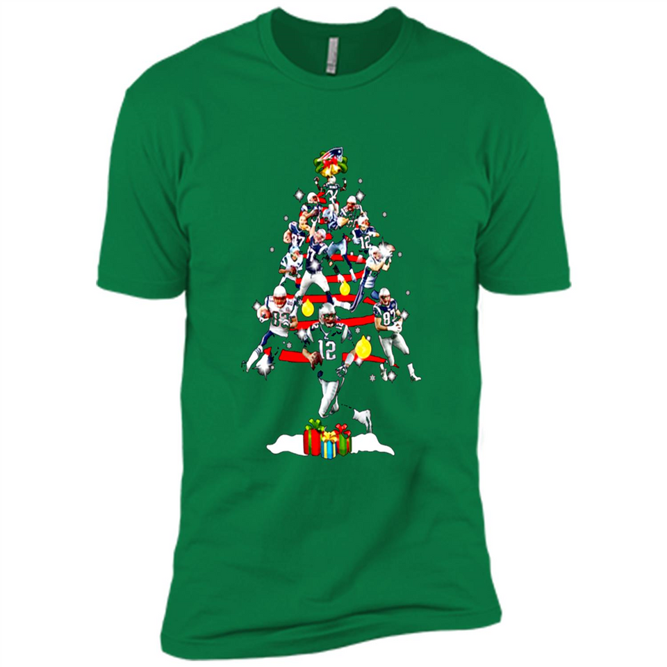 NEW ENGLAND PATRIOTS PLAYERS CHRISTMAS TREE PINGPONG