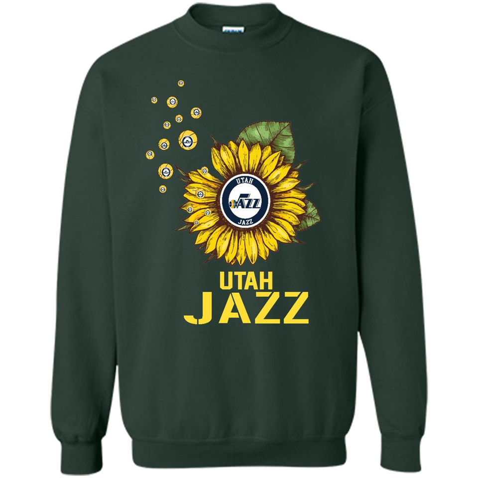 Utah Jazz Basketball Sunflower