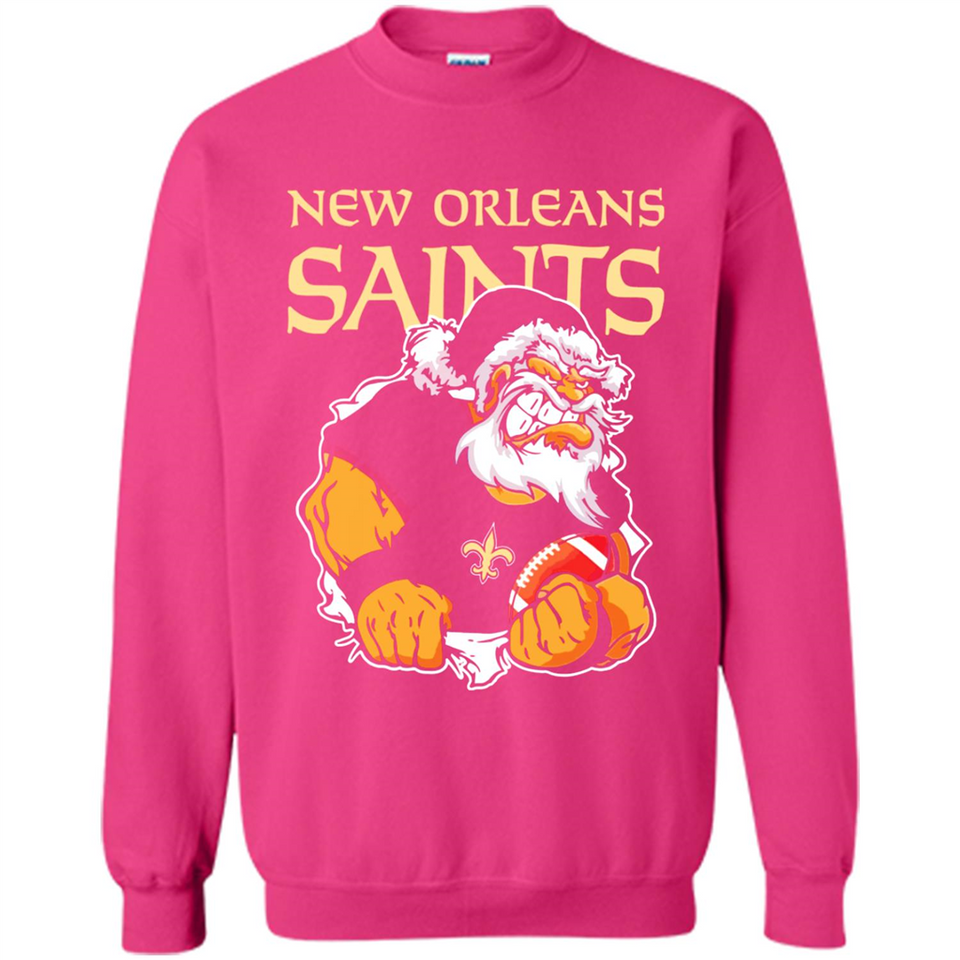 Grumpy Santa Claus New Orleans Saints Football Team PINGPONG
