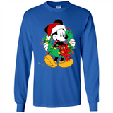 Mickey Mouse Merry Christmas Disney Sweatshirt - Long Sleeve T-Shirt
