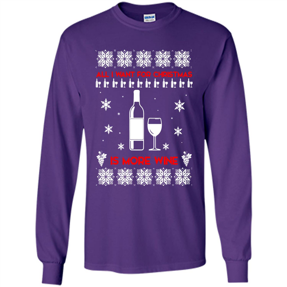 All I Want For Christmas is Wine Ugly sweater PINGPONG