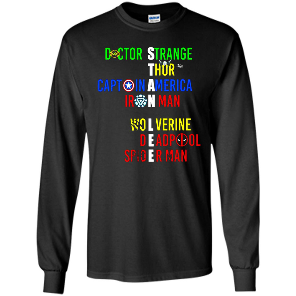 RIP Stan Lee Doctor Strange Thor Caption America Iron Man Shirt PINGPONG - Long Sleeve T-Shirt