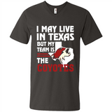 I May Live In Texas But My Team Is The Coyotes - Men's V-Neck