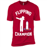 Water Bottle Flipping Tshirt Dabbing Flipping Champion - Premium Short Sleeve T-Shirt