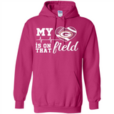 Green Bay Packers Football My Heart is on that Field - Hoodie