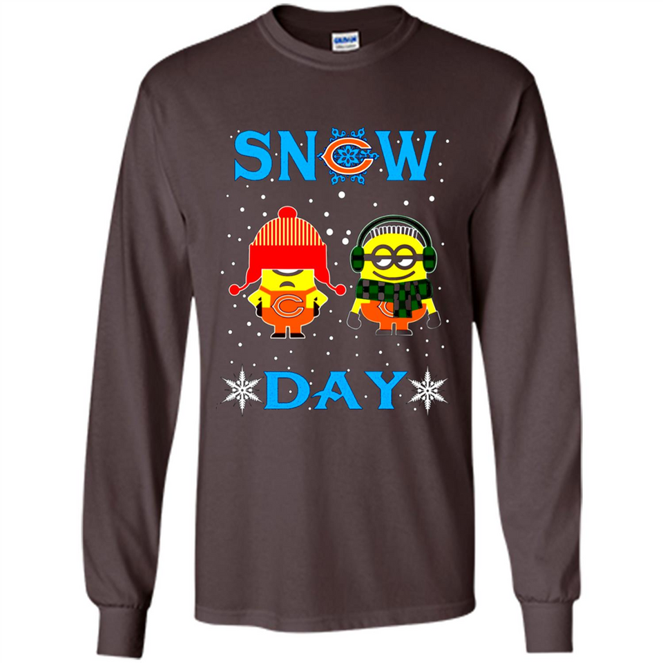 Snow Day Shirt For Chicago Bears Vs Minion Fans pingpong