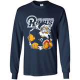 Grumpy Santa Claus Los Angeles Rams Football Team PINGPONG