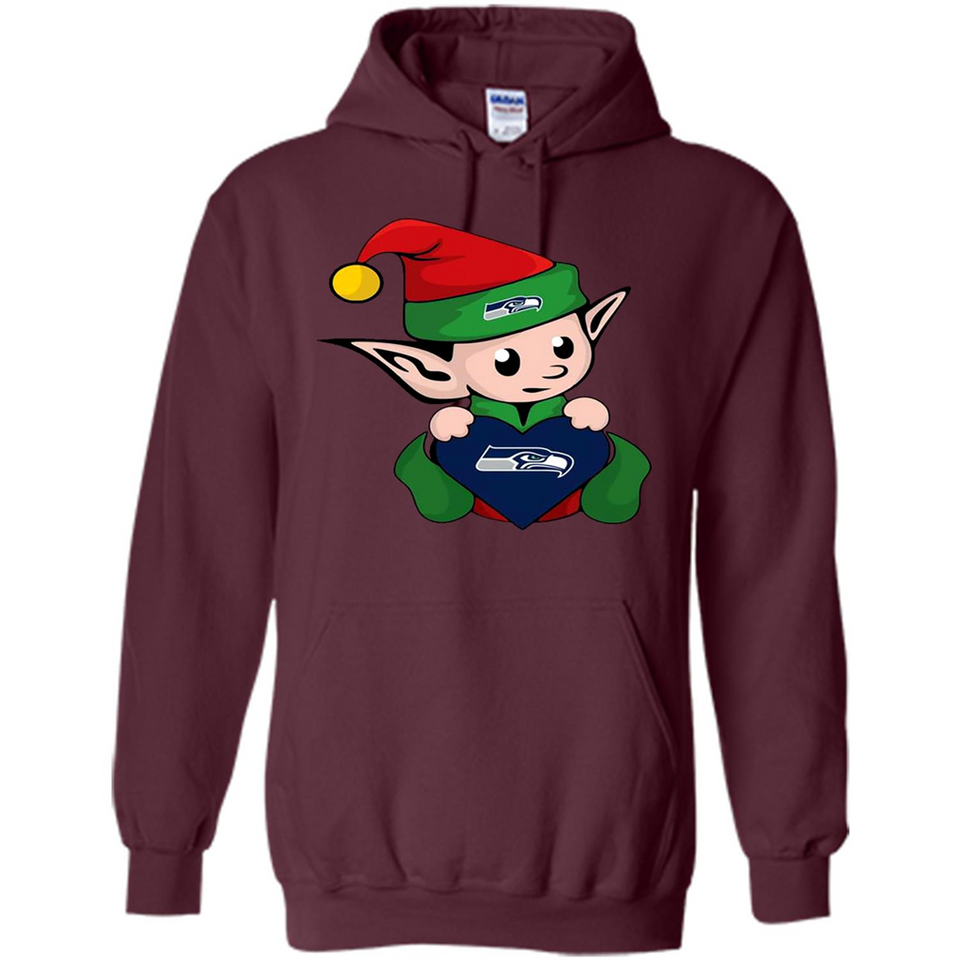 Seattle Seahawks ELF Elves Grinch Santa Claus