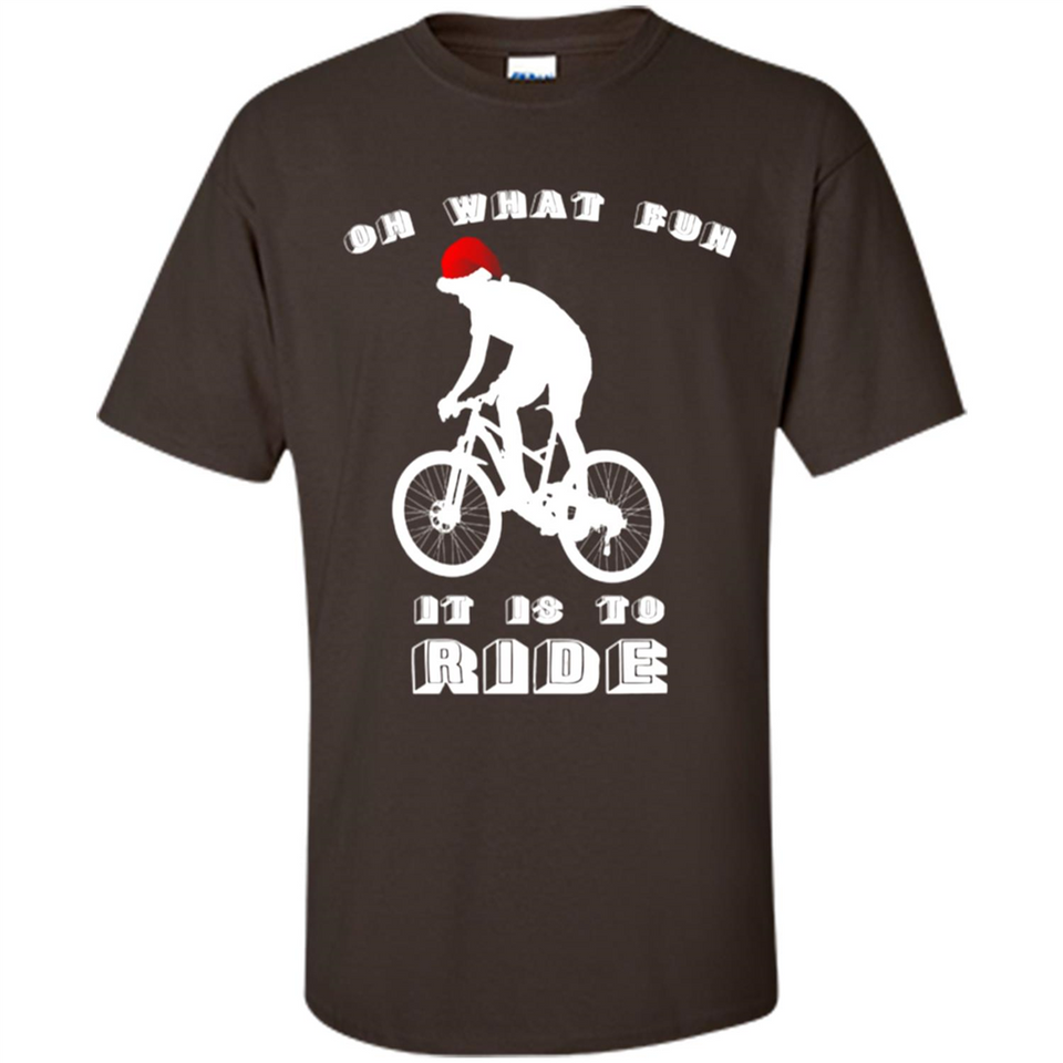 Christmas Mountain Biking Shirt Mountain Biker Christmas