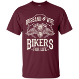 Husband & Wife Biker For Life Couple