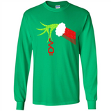 Funny Grinch Hand Holding Electrician Ornament Christmas PING PONG