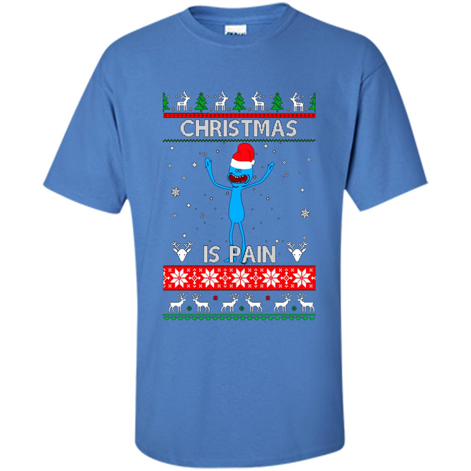 Mr Meeseeks Christmas Is Pain – Rick and Morty Christmas Sweater PINGPONG