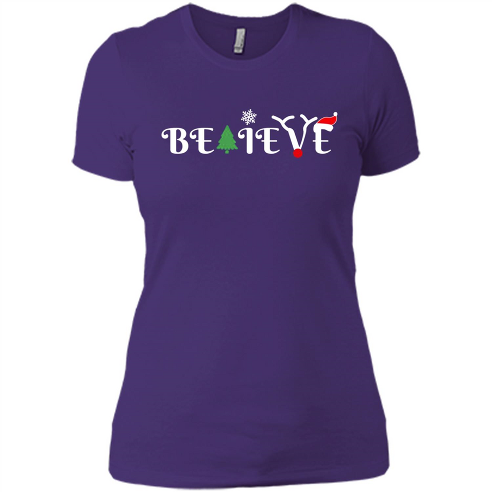 Believe in Christmas - Ladies' Boyfriend T-Shirt